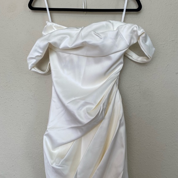 House of CB 'Delphine' Ivory Draped Corset Bridal Gown NWOT size S - Picture 5 of 15